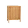 DKD Home Decor Mesita Auxiliar Abeto y Ratán con 1 Puerta
