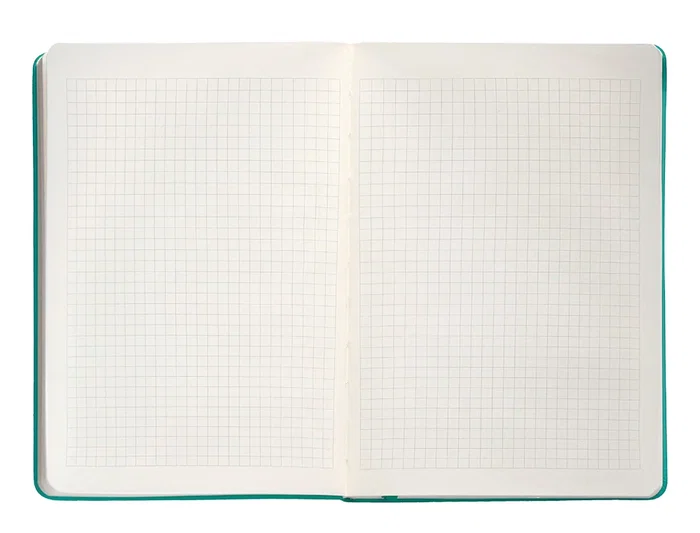 Antartik Cuaderno A5 Tapa Dura Hojas Cuadriculadas Turquesa 100 Hojas 80gr FSC