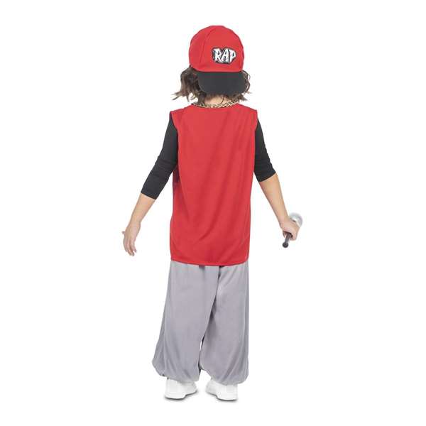 My Other Me Disfraz Yo Quiero Ser Rapero/a Gorra Cadena Camiseta Micrófono Pantalón Talla 3-5 años