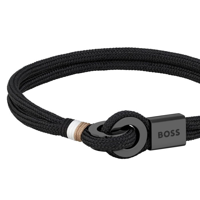 Pulsera Hombre Hugo Boss 1580472S Nailon 17,5 cm Pulsera Hombre Hugo Boss 1580472S Nailon 17,5 cm