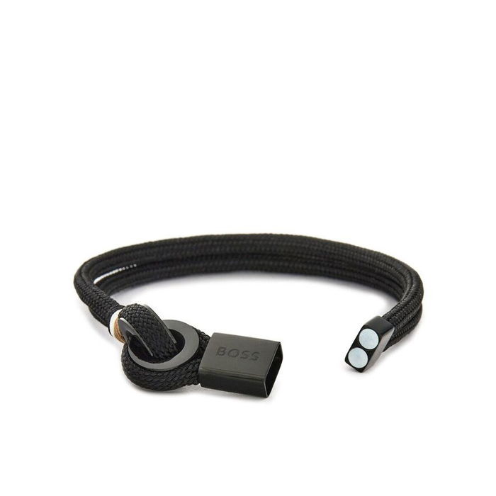 Pulsera Hombre Hugo Boss 1580472S Nailon 17,5 cm Pulsera Hombre Hugo Boss 1580472S Nailon 17,5 cm