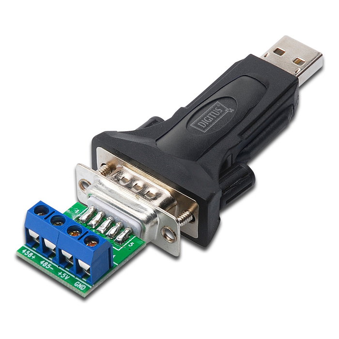 Digitus Conversor USB 2.0 a Serie RS485 con Cable de Extensión de 80 cm