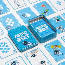 Astro Bot Baraja de Naipes Metal