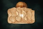 DKD Home Decor Lámpara de Techo de Algodón y Fibra Blanca 53x53x38 cm