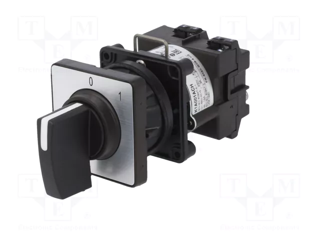 SCHNEIDER ELECTRIC Interruptor de leva 12A 0-1 Negro