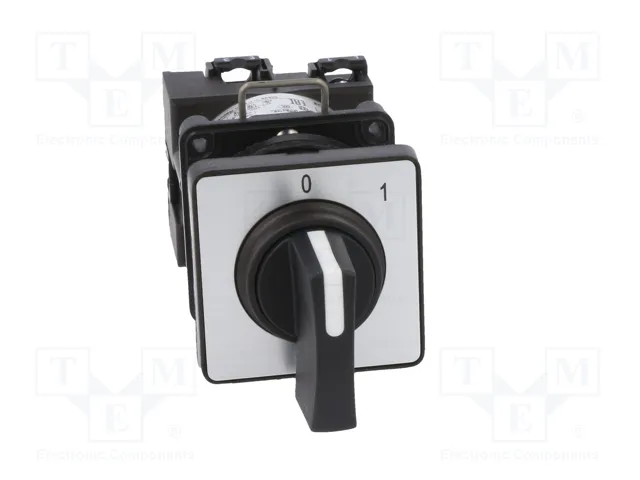 SCHNEIDER ELECTRIC Interruptor de leva 12A 0-1 Negro