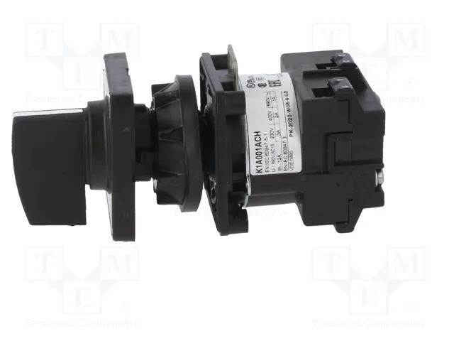 SCHNEIDER ELECTRIC Interruptor de leva 12A 0-1 Negro