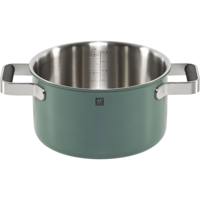 Zwilling Pure Cookware Set 5-tlg. 18/10 Verde Zwilling Pure Cookware Set 5-tlg. 18/10 Verde