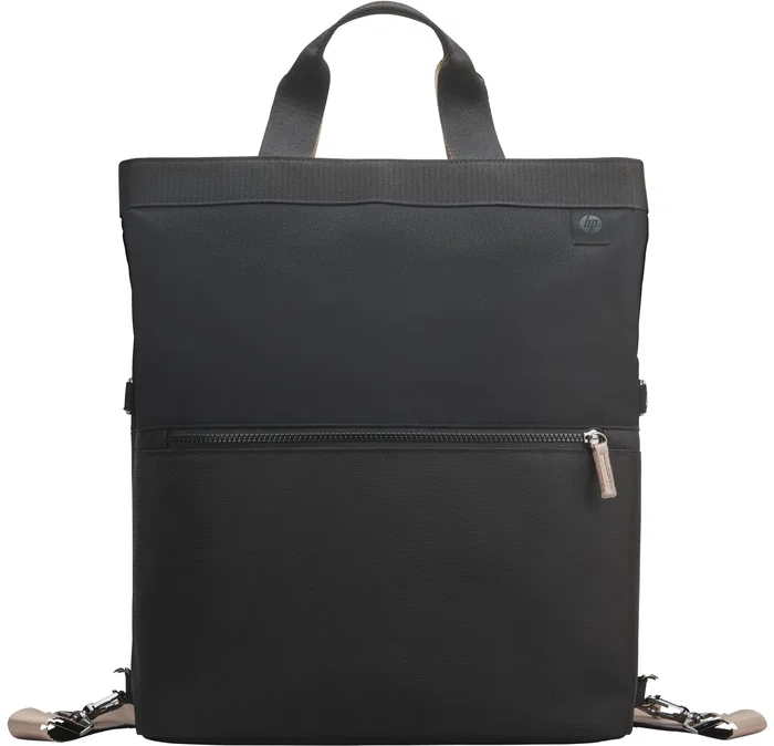 HP 14 Convertible Laptop Backpack Tote Black; Taupe HP 14 Convertible Laptop Backpack Tote Black; Taupe