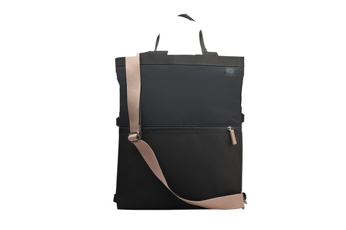 HP 14 Convertible Laptop Backpack Tote Black; Taupe HP 14 Convertible Laptop Backpack Tote Black; Taupe
