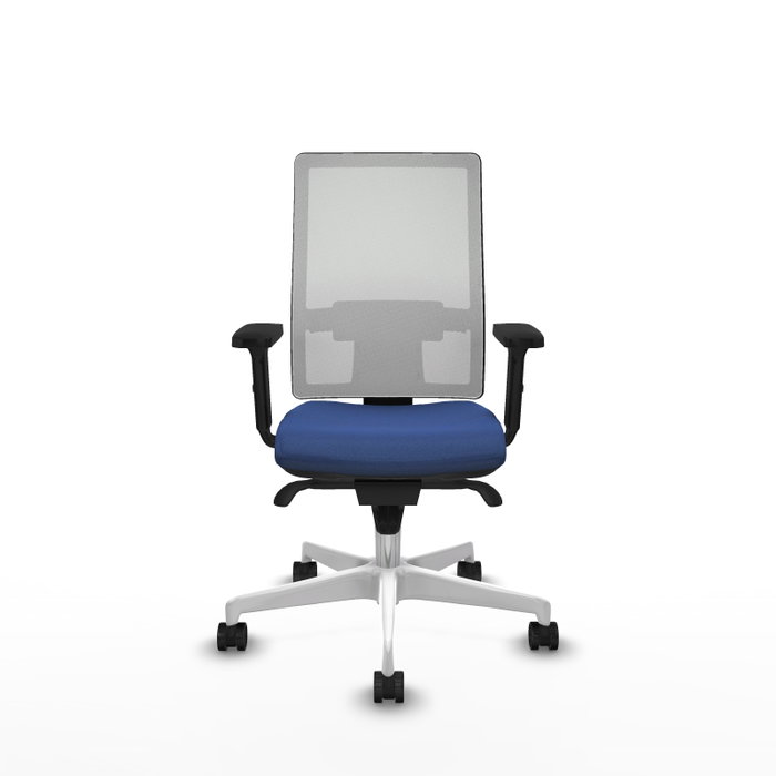 PIQUERAS Y CRESPO Silla de oficina Horna Azul marino y Blanco PIQUERAS Y CRESPO Silla de oficina Horna Azul marino y Blanco