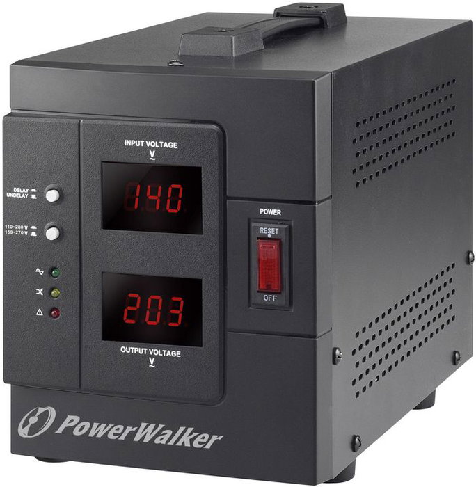 PowerWalker Regulador de Voltaje Automático 2000 VA / 1600 W 230 VAC