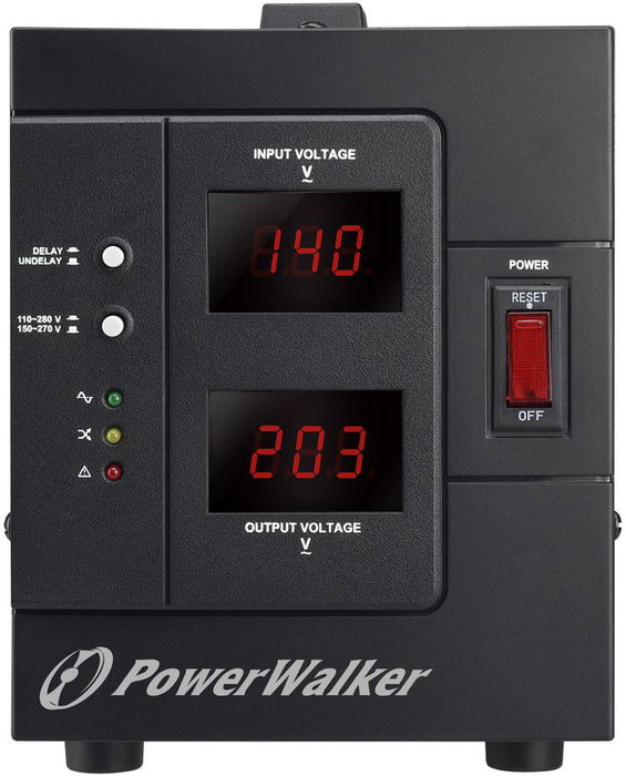 PowerWalker Regulador de Voltaje Automático 2000 VA / 1600 W 230 VAC