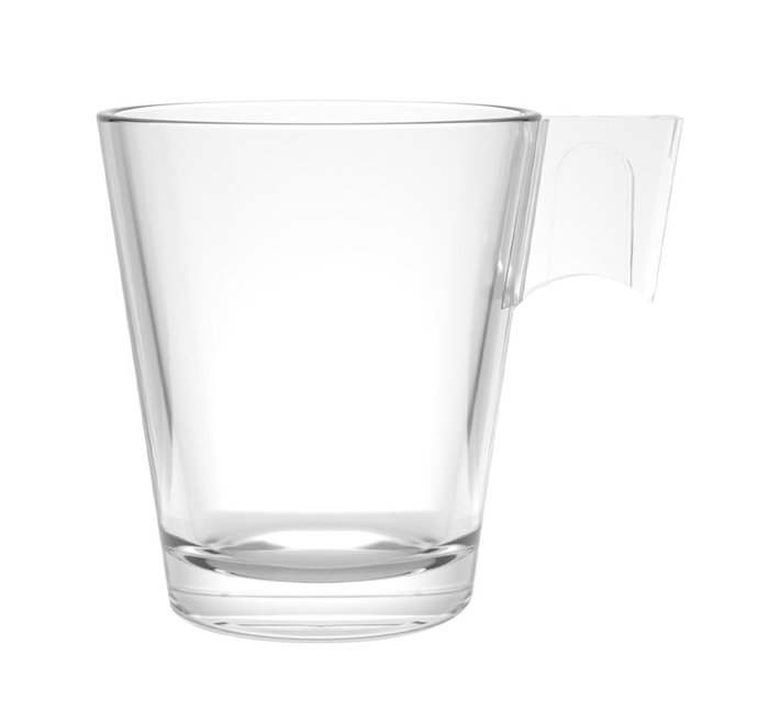 La Mediterranea Set de 2 Tazas de Café con Leche Napoli Liso 21 cl (36 Cajas) extra