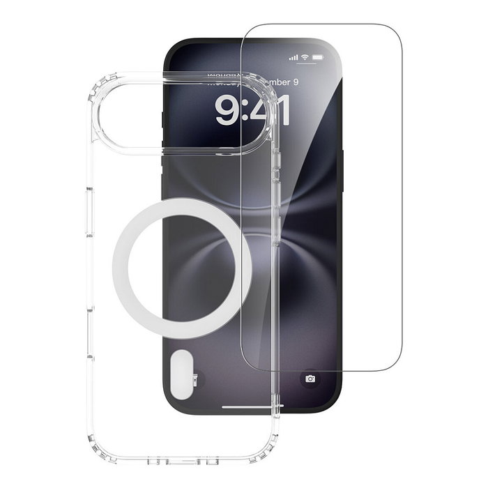 4smarts 360 Premium Protection Set para Apple iPhone 17 Air, Transparente, 16,8 cm (6.6")