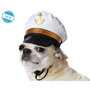 Disfraz para Perro Blanco Gorro Marinero
