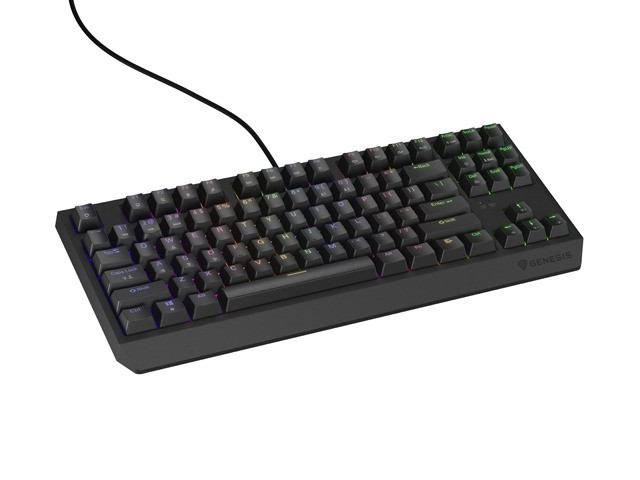 Genesis Thor 230 TKL Teclado Mecánico QWERTY Polaco RGB Outemu Red Hot-Swap Negro