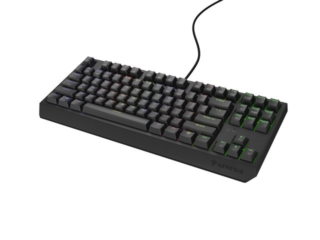 Genesis Thor 230 TKL Teclado Mecánico QWERTY Polaco RGB Outemu Red Hot-Swap Negro