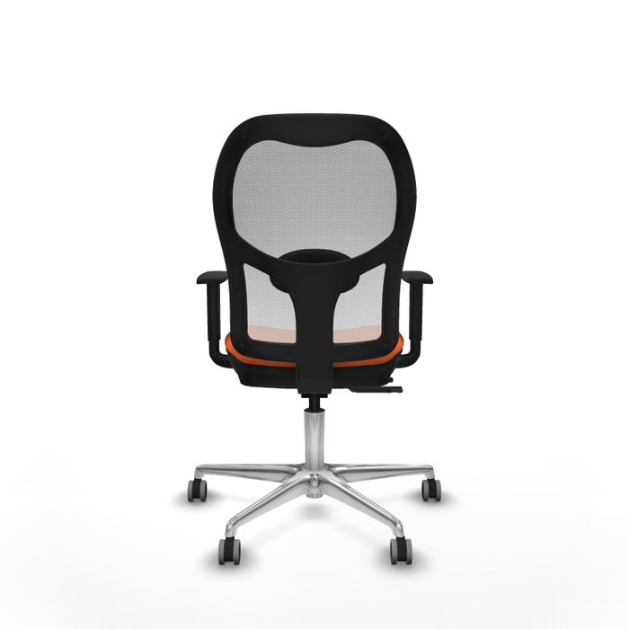PIQUERAS Y CRESPO Silla de oficina Jorquera Naranja y Blanco