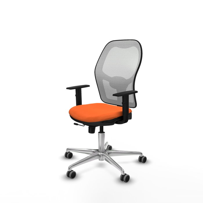 PIQUERAS Y CRESPO Silla de oficina Jorquera Naranja y Blanco
