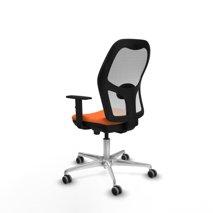 PIQUERAS Y CRESPO Silla de oficina Jorquera Naranja y Blanco