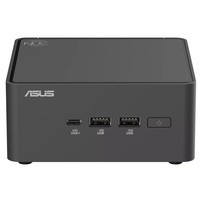 ASUS NUC15CRH-B Mini PC Barebone Pro Intel Core 7 240H, 10 Núcleos hasta 5.2 GHz, DDR5 96GB Max, Wi-Fi 7, M.2 NVMe, Negro