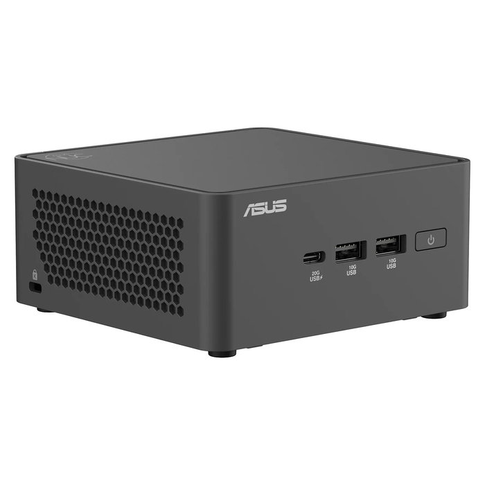 ASUS NUC15CRH-B Mini PC Barebone Pro Intel Core 7 240H, 10 Núcleos hasta 5.2 GHz, DDR5 96GB Max, Wi-Fi 7, M.2 NVMe, Negro