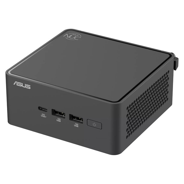 ASUS NUC15CRH-B Mini PC Barebone Pro Intel Core 7 240H, 10 Núcleos hasta 5.2 GHz, DDR5 96GB Max, Wi-Fi 7, M.2 NVMe, Negro