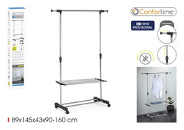 Confortime Perchero Extensible 89-145 x 43 x 90-160 cm (6 Unidades)