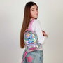 Karactermania Mochila Heady Pequeña Lilo y Stitch Cosmic Plateado