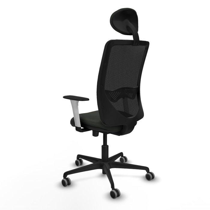 PIQUERAS Y CRESPO Silla de oficina Zulema con mecanismo Sincro/Traslack, Negro