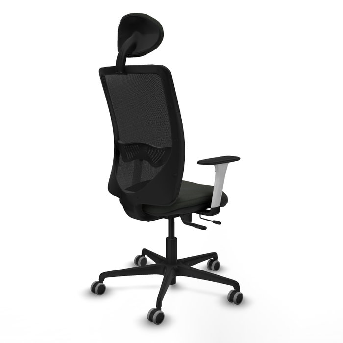 PIQUERAS Y CRESPO Silla de oficina Zulema con mecanismo Sincro/Traslack, Negro