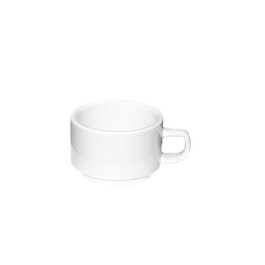 Costa Verde Taza Té Oceanus 20 cl, Porcelana, Taza Apilable, Diámetro 8 cm, Alto 6 cm (Set de 6)