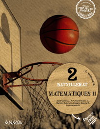 ANAYA, MATEMÀTIQUES II 2N.BATXILLERAT. CIENCIES NATURALS. OPERACIÒ MON. VALENCIA 2023