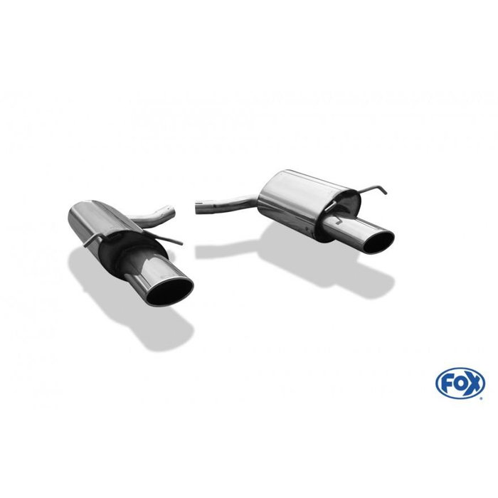 Fox Mercedes C-Class 6 Cilindros Escape Silencioso Trasero Derecho W204/S204 desde 2007 FXMB032013-351