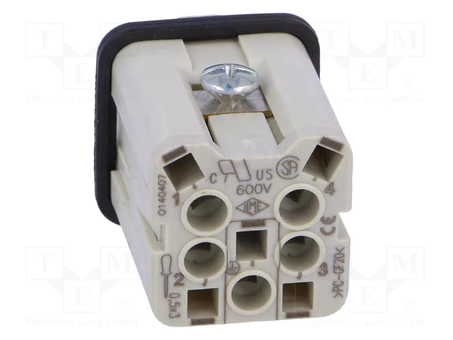 ILME CKSM 04 Conector HDC Macho de 5 Pines