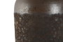 DKD Home Decor Jarrón de Cerámica Símil Óxido Marrón Oscuro