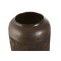DKD Home Decor Jarrón de Cerámica Símil Óxido Marrón Oscuro