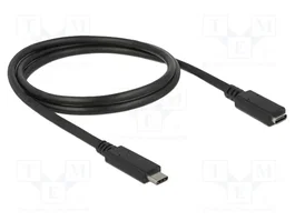 DeLOCK Cable de extensión USB Type-C™ 1 m 4K PD 60 W