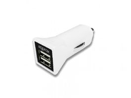 APPROX Cargador Doble USB para Coche (Blanco)