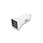 Approx Cargador USB Dual para Coche 3.1A Blanco