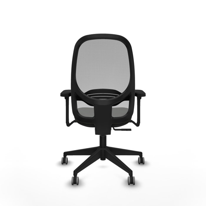 PIQUERAS Y CRESPO Silla de oficina Cilanco con mecanismo Sincro, Negro y Gris