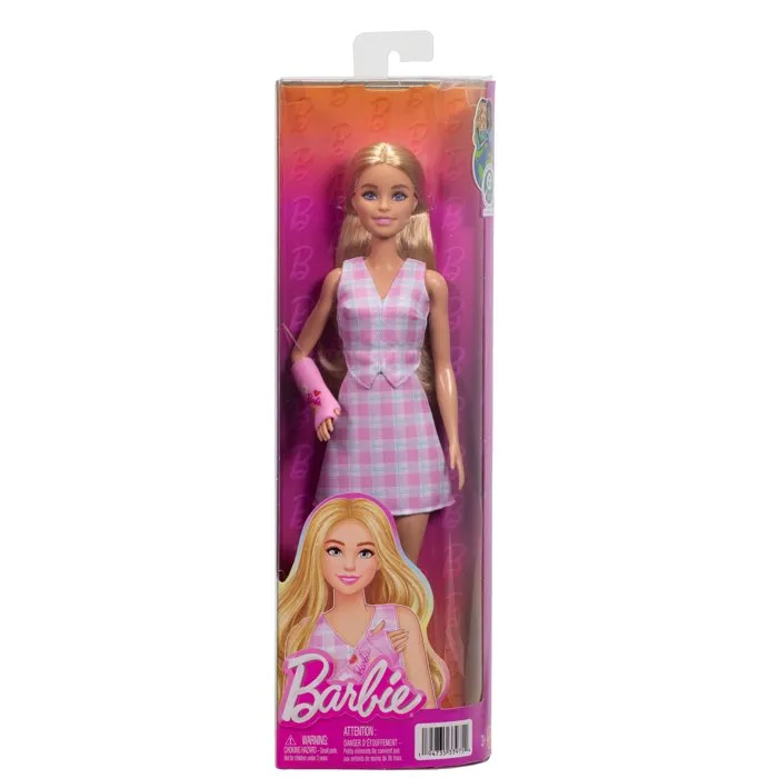 MATTEL Barbie Fashionista con brazo escayolado rosa MATTEL Barbie Fashionista con brazo escayolado rosa