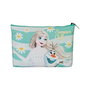 Karactermania Frozen 2 Chill Neceser de un compartimento con cremallera, poliéster, azul, 30.5 x 22.5 cm