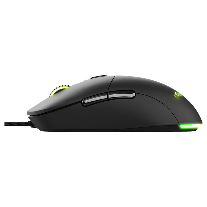 Trust GXT 981 Redex Gaming Mouse para Ordenador Óptico USB 10000 DPI 6 Botones Programables Iluminación RGB Negro para Diestro - GXT981
