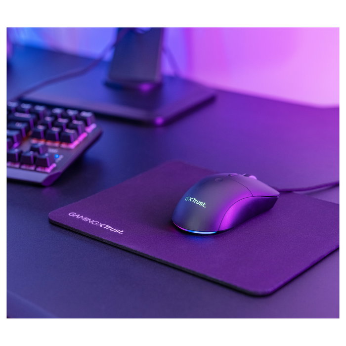 Trust GXT 981 Redex Gaming Mouse para Ordenador Óptico USB 10000 DPI 6 Botones Programables Iluminación RGB Negro para Diestro - GXT981
