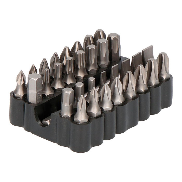 Edm Juego de 30 Puntas de Atornillar ¼ pulg con Portapuntas Magnético Edm Juego de 30 Puntas de Atornillar ¼ pulg con Portapuntas Magnético