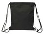 Bolsa Mochila con Cuerdas Kappa Dark Negro 35 x 40 x 1 cm