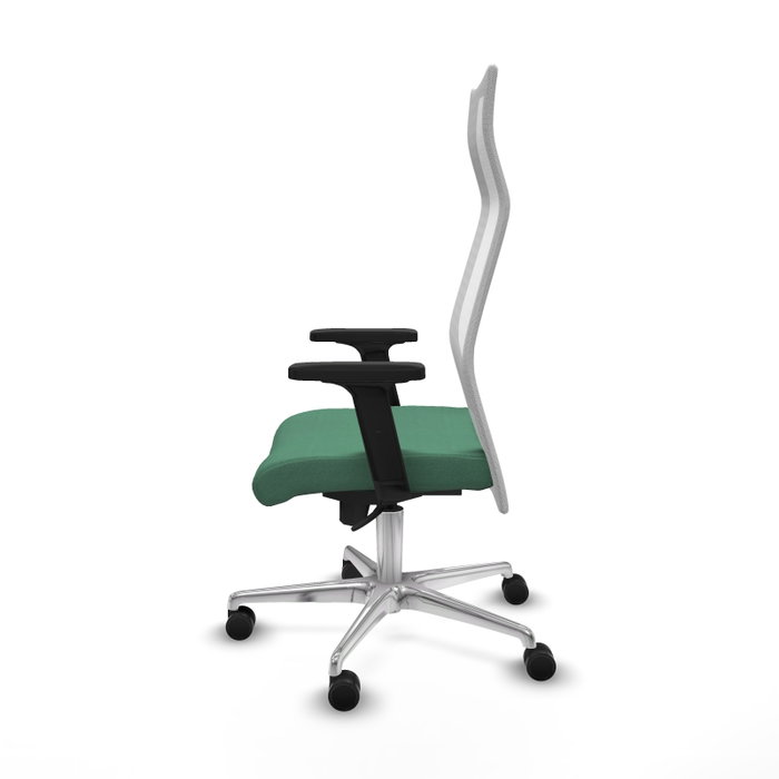 PIQUERAS Y CRESPO Sillón Albacete Verde esmeralda y Blanco