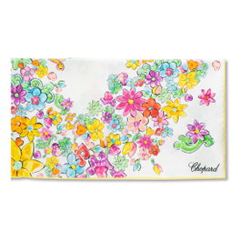 Chopard Pañuelo Flower Power de Seda Orgánica Multicolor 90x90 cm